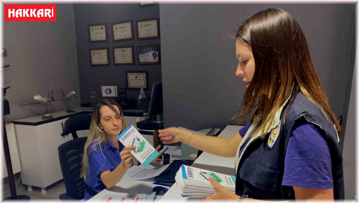 Hakkari polisi internet dolandırıcılığı konusunda uyardı