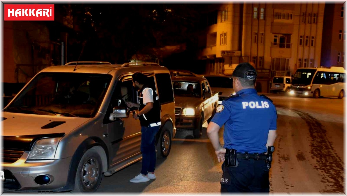 Hakkari polisinden huzur uygulaması