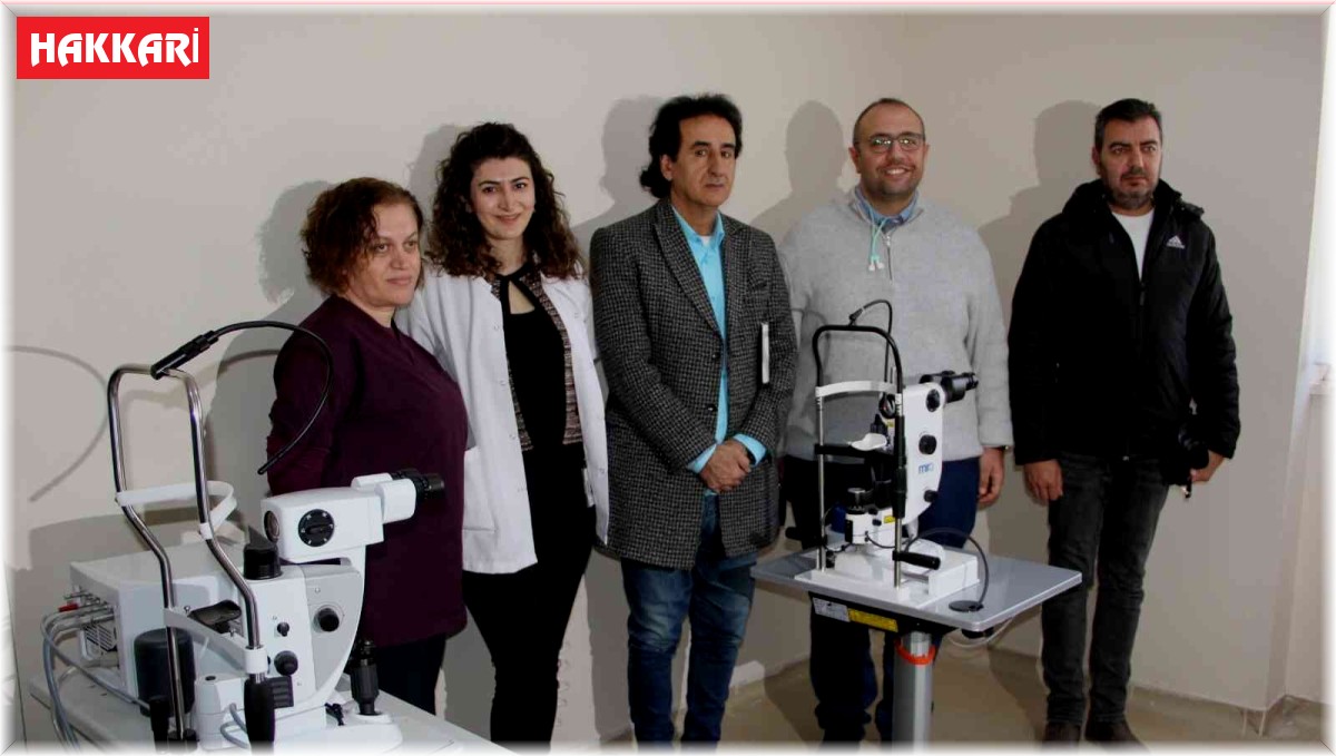 Hakkari sevkleri durduracak tıbbi cihazlara kavuştu