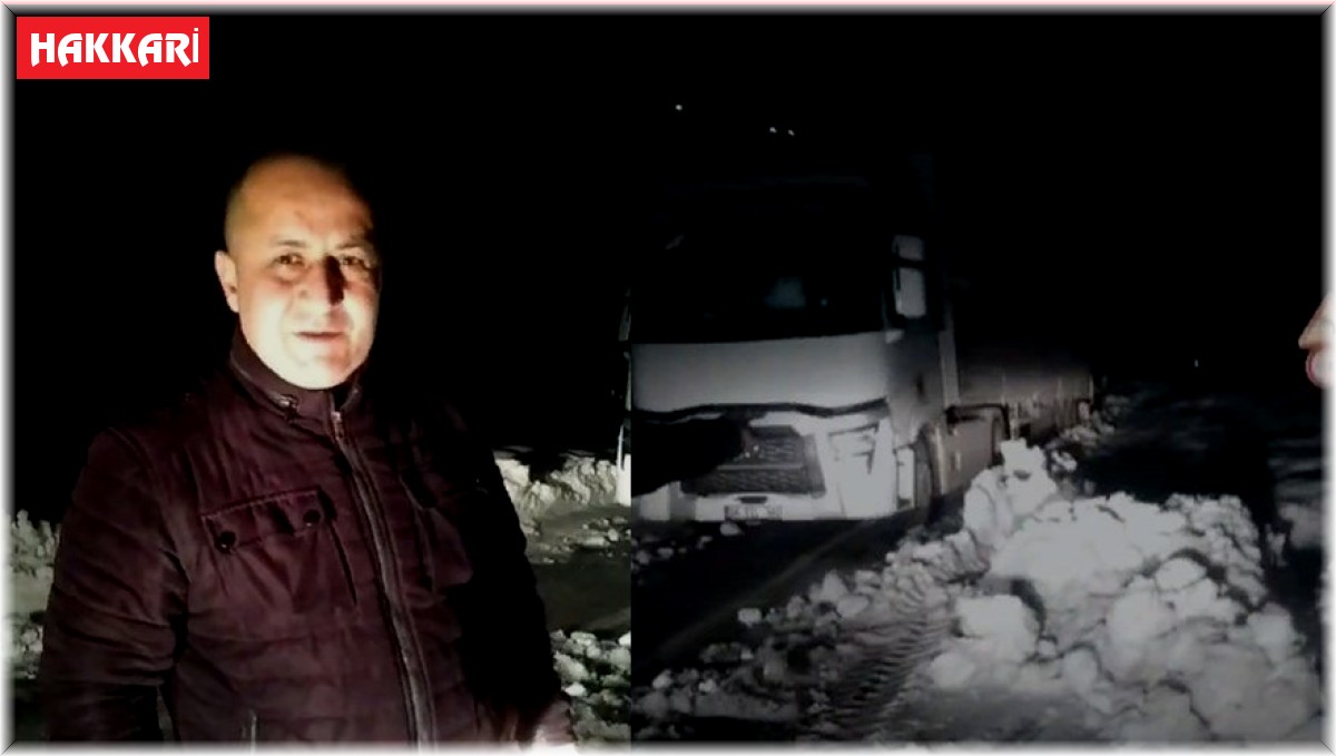 Hakkari- Şırnak kara yolu ulaşıma açıldı