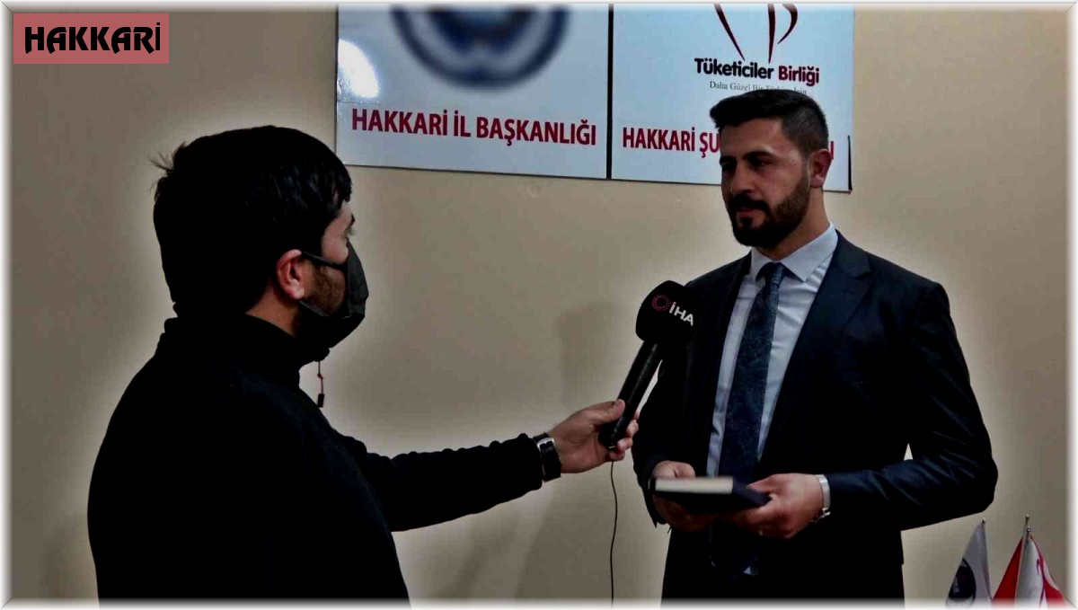 Hakkari Tüketiciler Birliği Derneği Başkanı Geçirgen: "Marketlerde raf ile kasa fiyatının farklı olması pek fark edilmeyen bir durum"