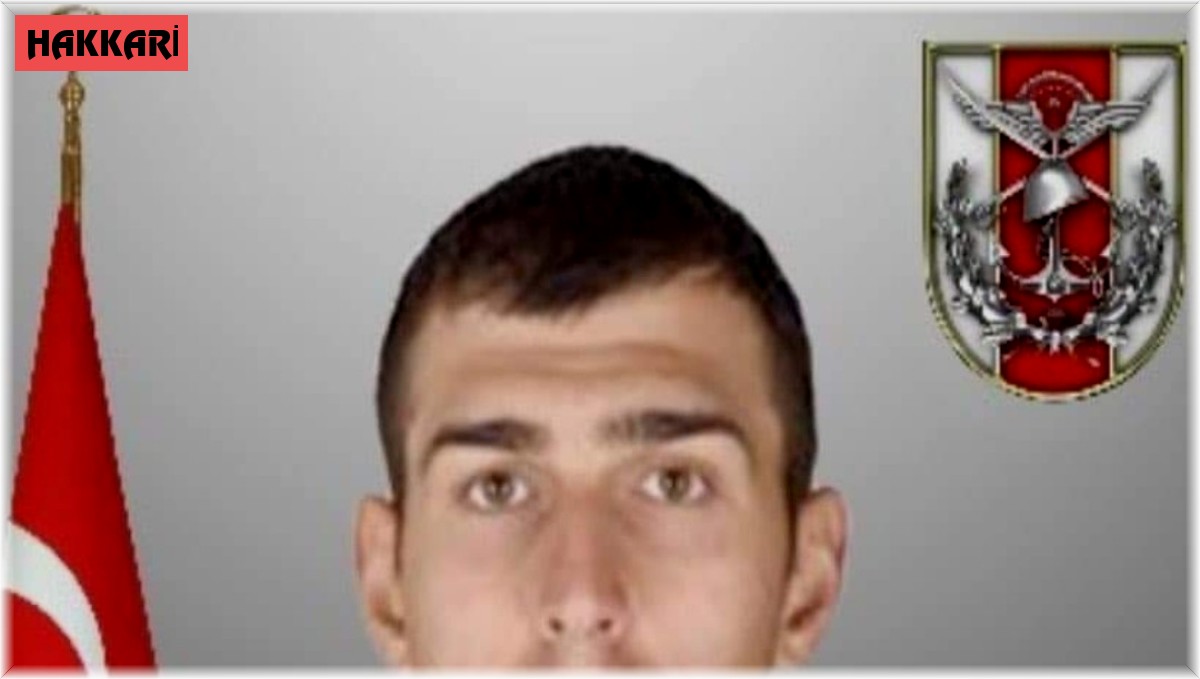 Hakkari Valiliğinden Pençe-Kilit operasyonunda şehit olan asker için taziye mesajı