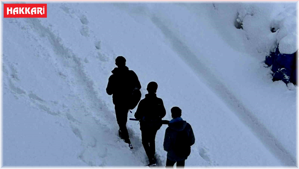 Hakkari ve Yüksekova'da taşımalı eğitime kar engeli