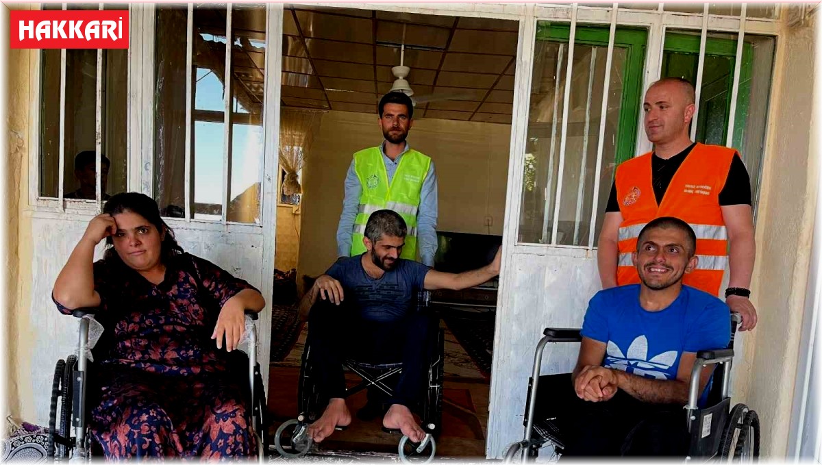 Hakkari Yeşilova'daki engeliler sevindirildi
