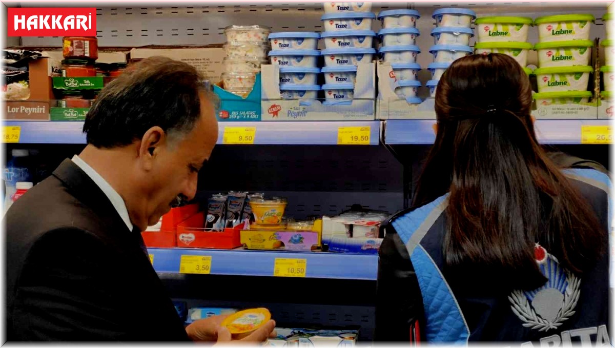 Hakkari zabıtasında çok amaçlı denetim