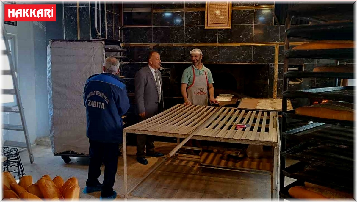 Hakkari zabıtasında genel denetim