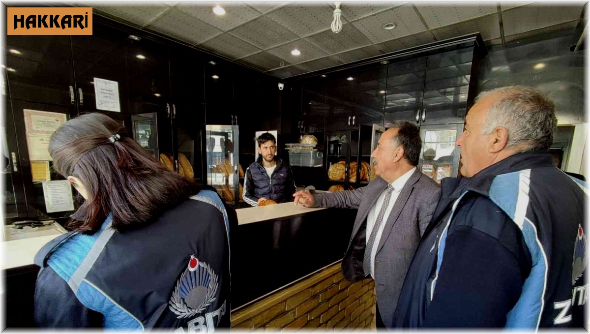 Hakkari zabıtasından denetim