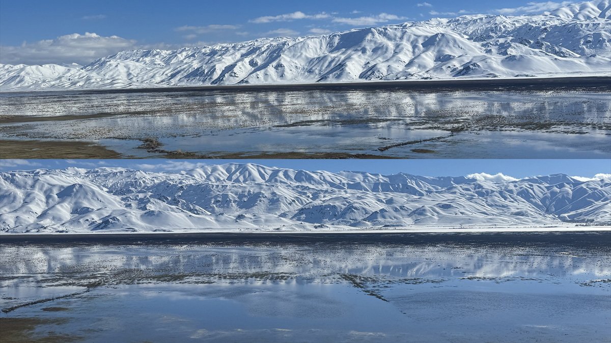 Hakkari’deki Nehil Sazlığı, yağışlar ve karların erimesiyle yeniden suyla kaplandı
