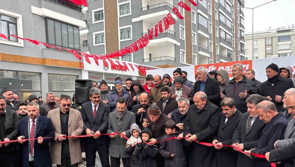 Halk pazarı Aşkale şubesi açıldı