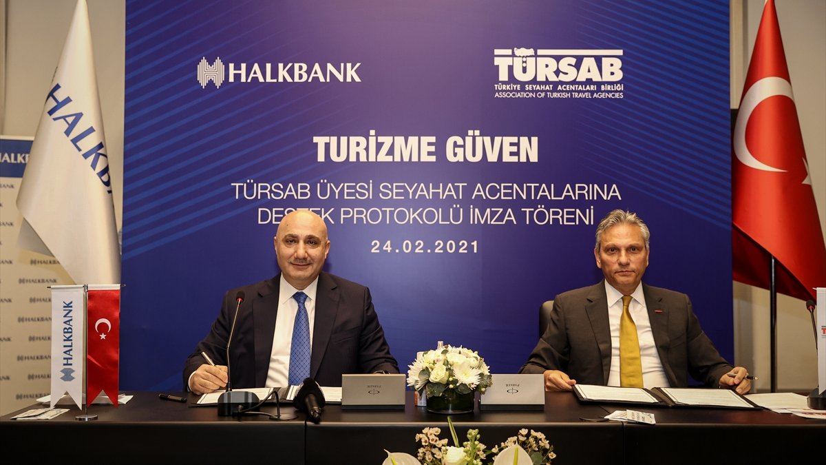 Halkbank'tan "TÜRSAB Üyesi Seyahat Acentelerine Destek Paketi"