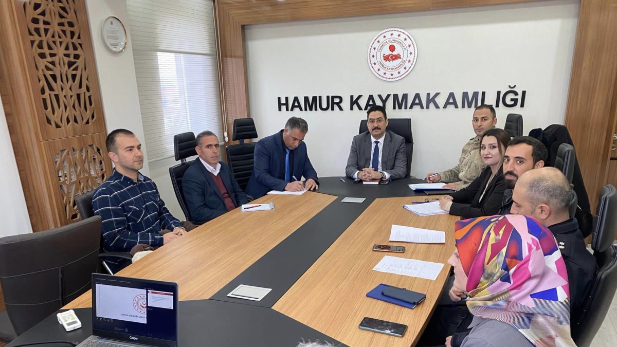 Hamur'da Çocuk Koruma İlçe Koordinasyon Kurulu Toplantısı Gerçekleştirildi