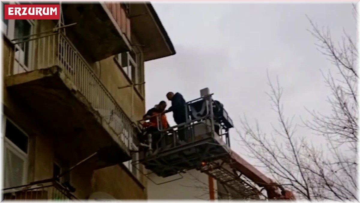 Hapis cezası olan hırsız balkonda yakalandı