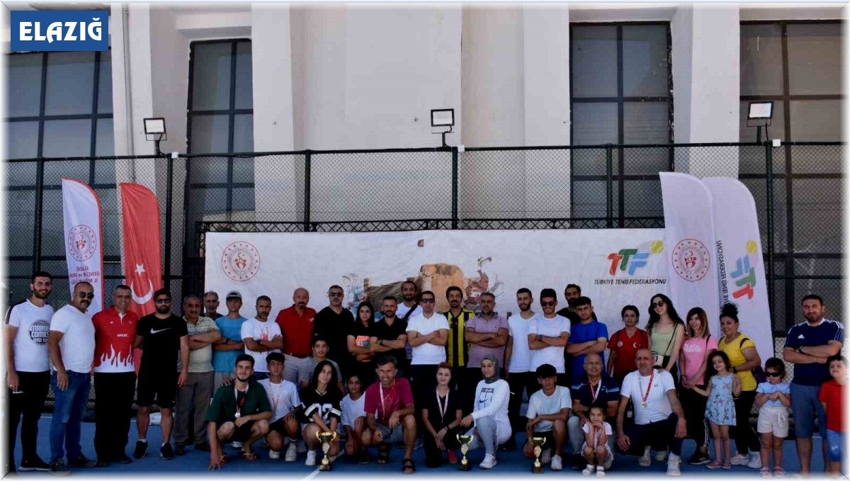 Harput Cup Tenis Turnuvası sona erdi