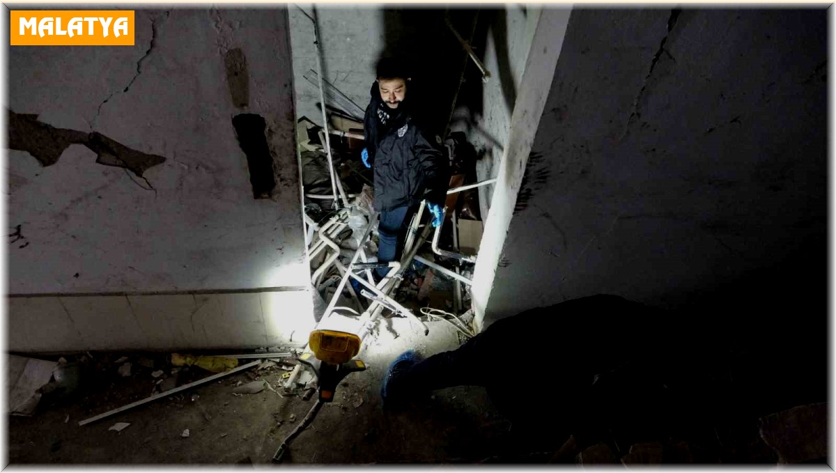 Hasarlı binada asansör boşluğuna düşen şahıs ağır yaralandı