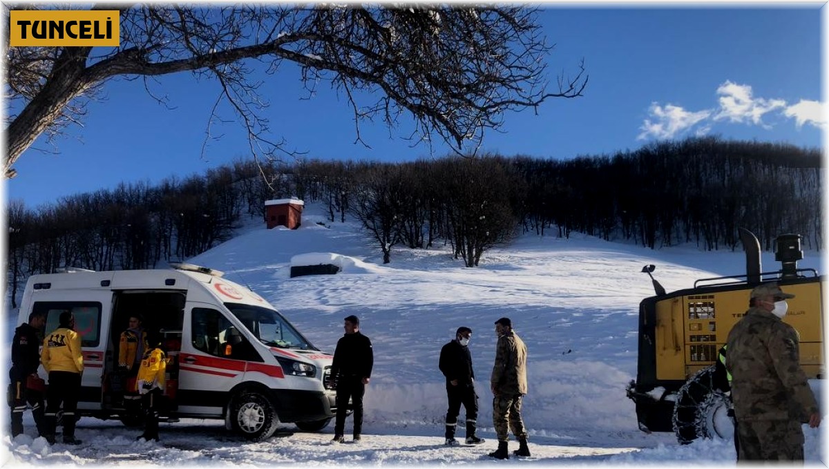 Hasta vatandaş için yol açıldı, sağlık birimine nakli sağlandı