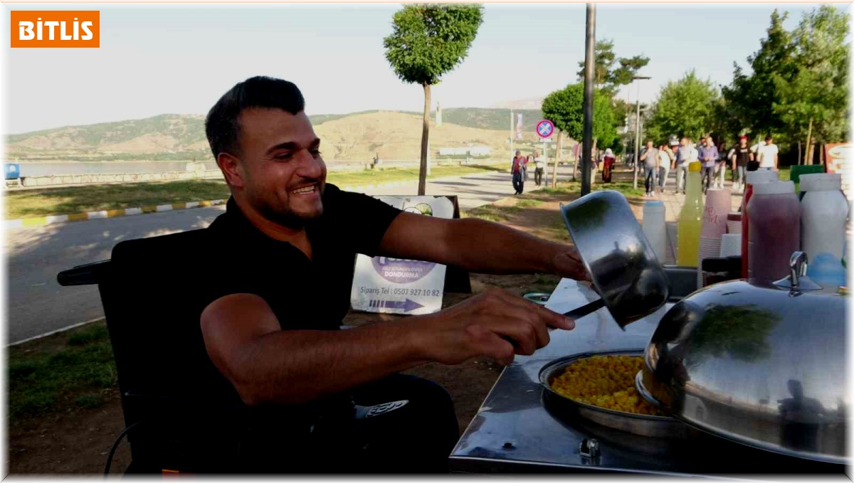 Hastalığı çalışmasına engel olmadı