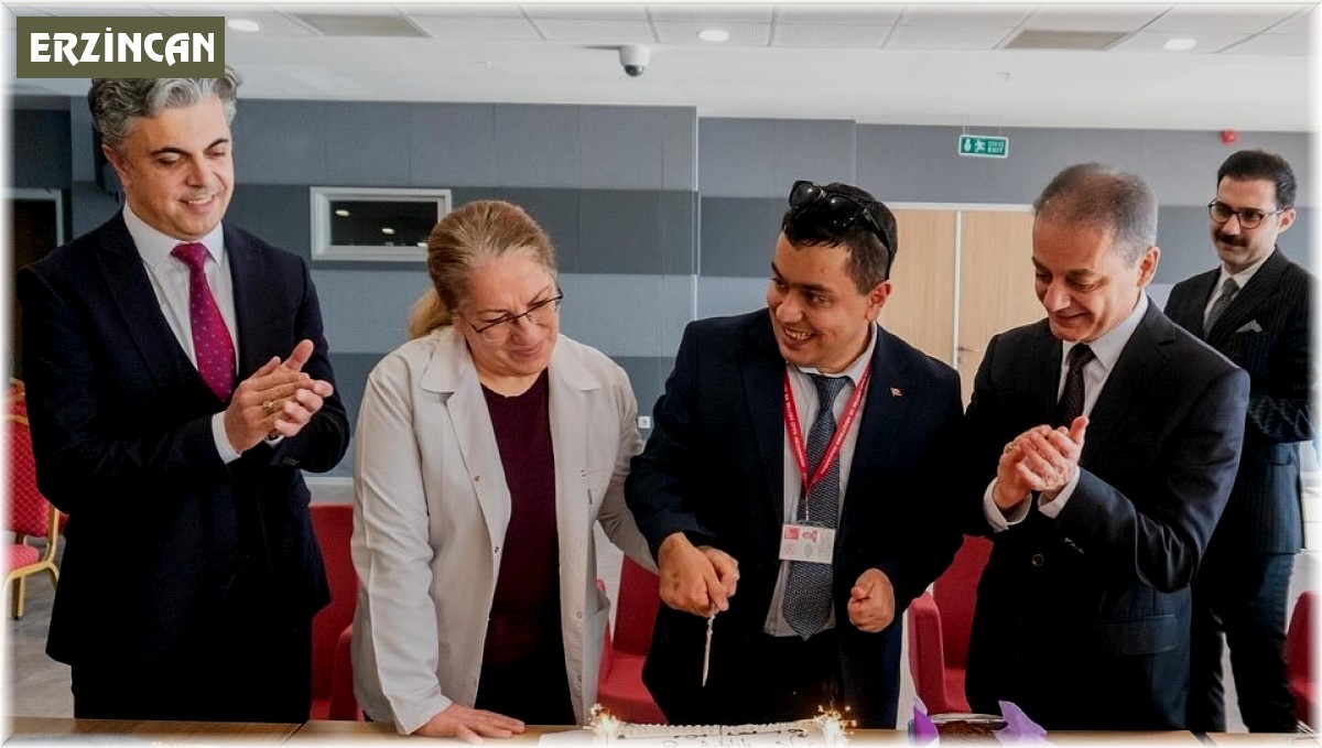 Hastanede çalışan engelli bireyler unutulmadı