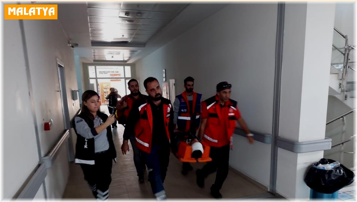 Hastanede gerçeği aratmayan tatbikat