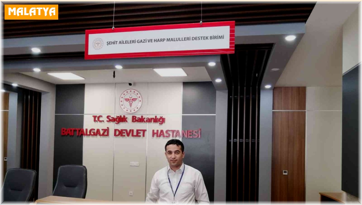 Hastanede şehit aileleri gazi ve harp malullerine destek birimi