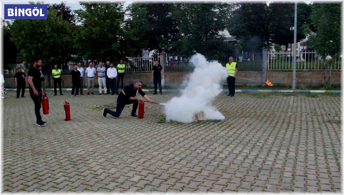 Hastanedeki tatbikat gerçeği aratmadı