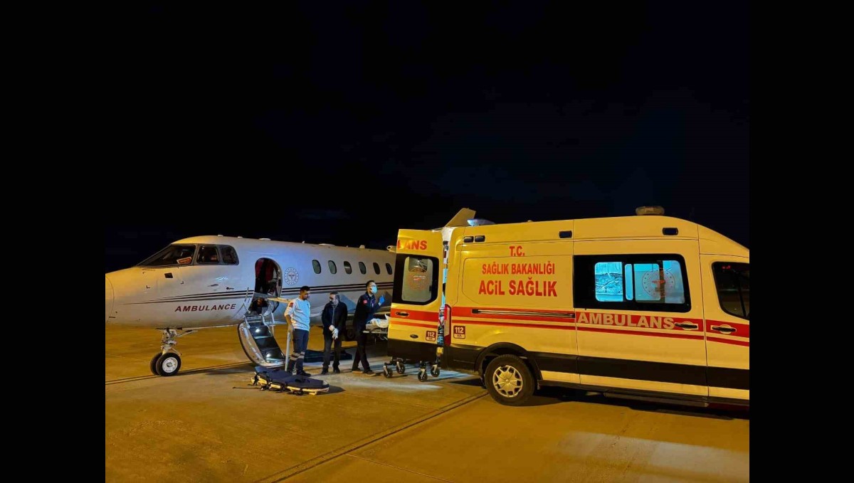 Hava ambulansı 11 yaşındaki çocuk için havalandı