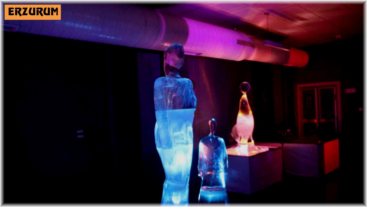 Havalar soğudu, Türkiye'nin tek buz müzesine ilgi arttı