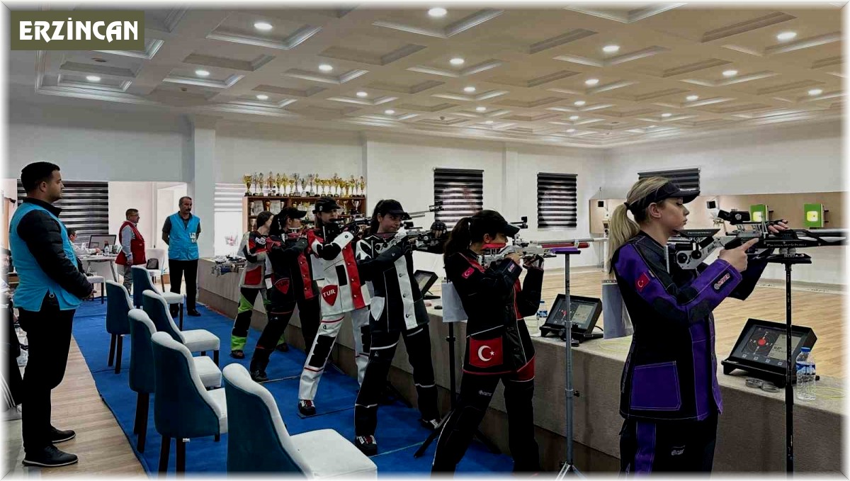 Havalı Silahlar Bölgesel Egemenlik Kupası müsabakaları Erzincan'da düzenlendi