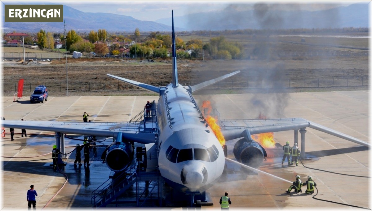 Havalimanında sivil havacılık güvenliği yönünden yapılabilecek eylemlere karşı tatbikat gerçekleştirildi