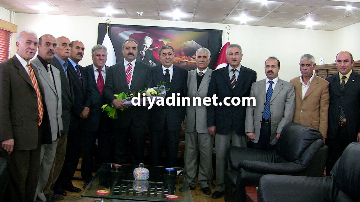 Hayati Aydemir ve ESO üyeleri, (2009) Ahilik Haftası'nda Başkan Hasan Arslan'ı ziyaret etti