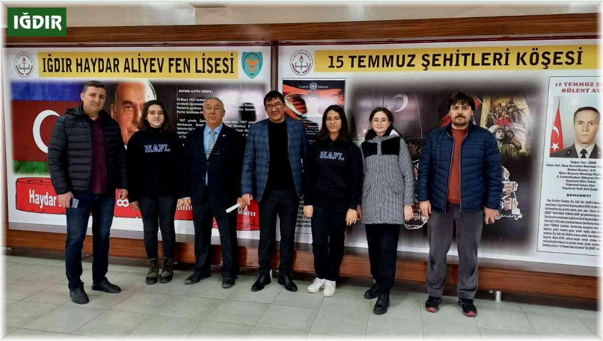 Haydar Aliyev törenle Haydar Aliyev Fen Lisesinde anıldı