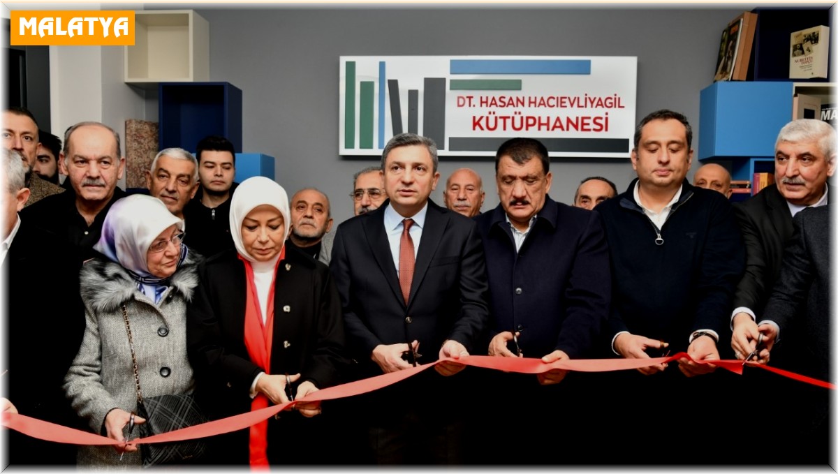 Hayırsever Hacıevliyagil anısına kütüphane