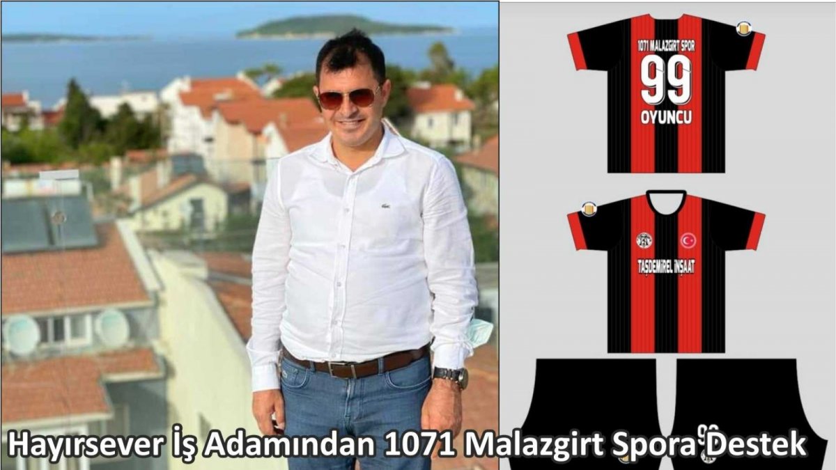 Hayırsever iş adamından 1071 Malazgirt Spor'a destek