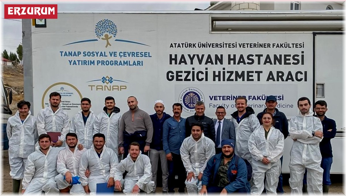 Hayvan hastanesi gezici hizmet aracı Karayazı'da