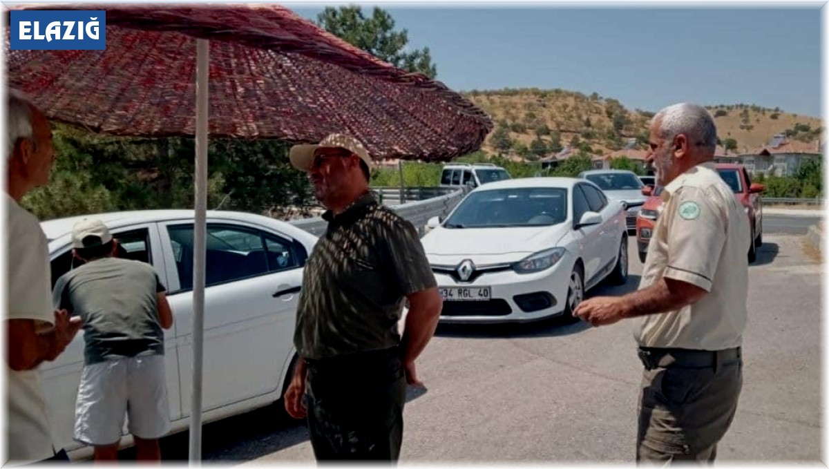 Hazar Gölü'nde saha kontrolü ve denetim yapıldı
