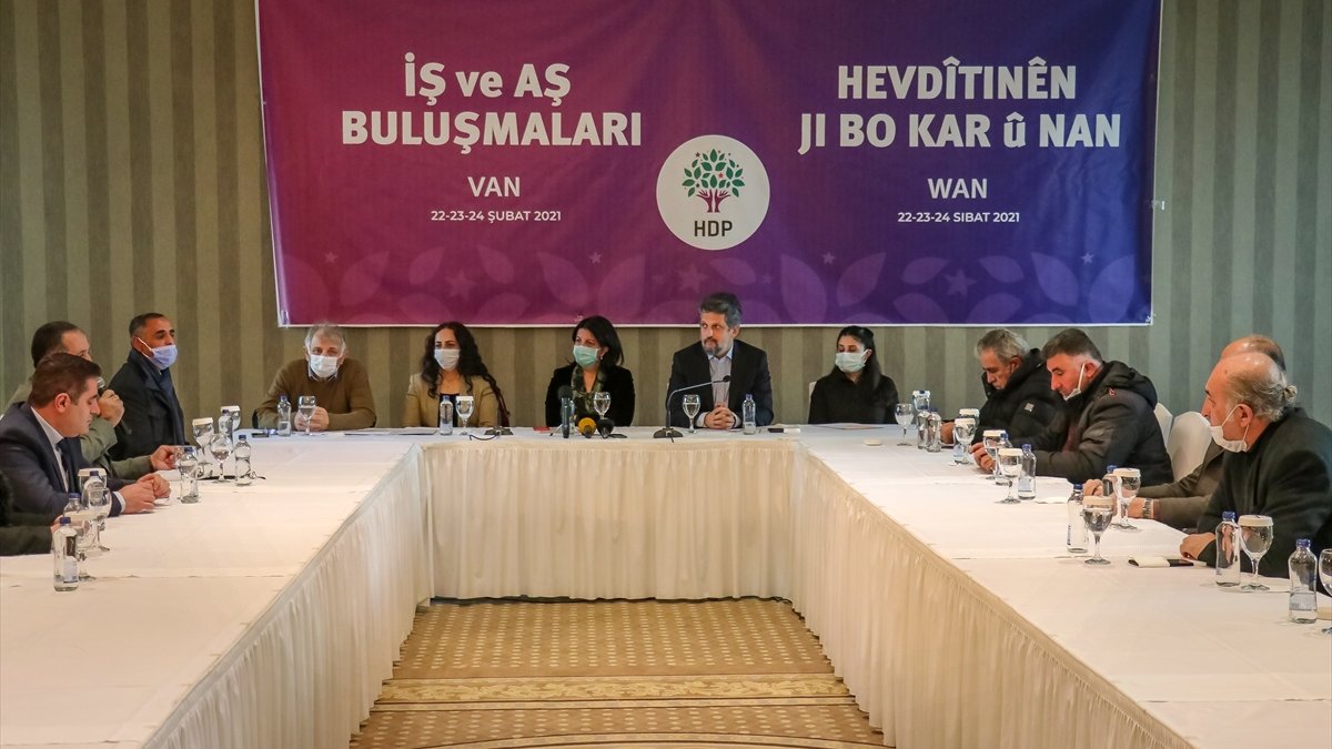 HDP Eş Genel Başkanı Buldan, Van'da iş insanlarıyla bir araya geldi: