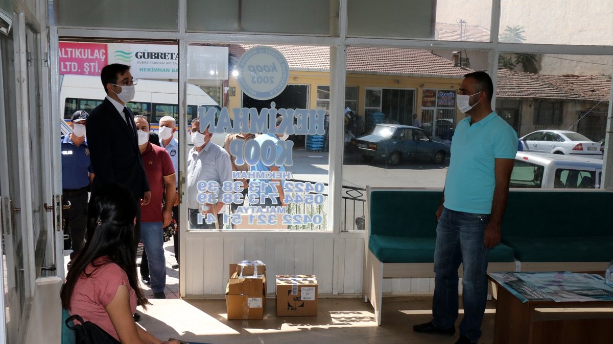 Hekimhan'da Kovid-19 tedbirleri denetlendi