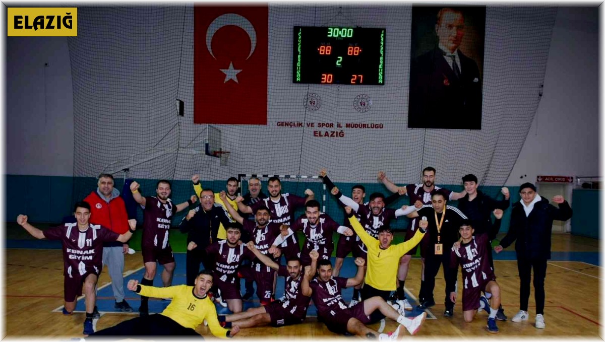 Hentbol 2. Ligi: Elazığ Gençlikspor: 30 - Van Erek Beş Yıldızspor: 27