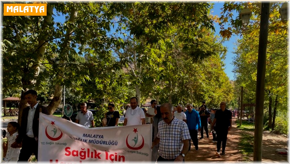 'Her gün 10 bin adım' hedefiyle yürüdüler