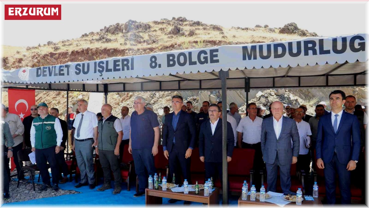 Hınıs Başköy Barajı!nın kapakları 'su tutma' töreni ile kapatıldı