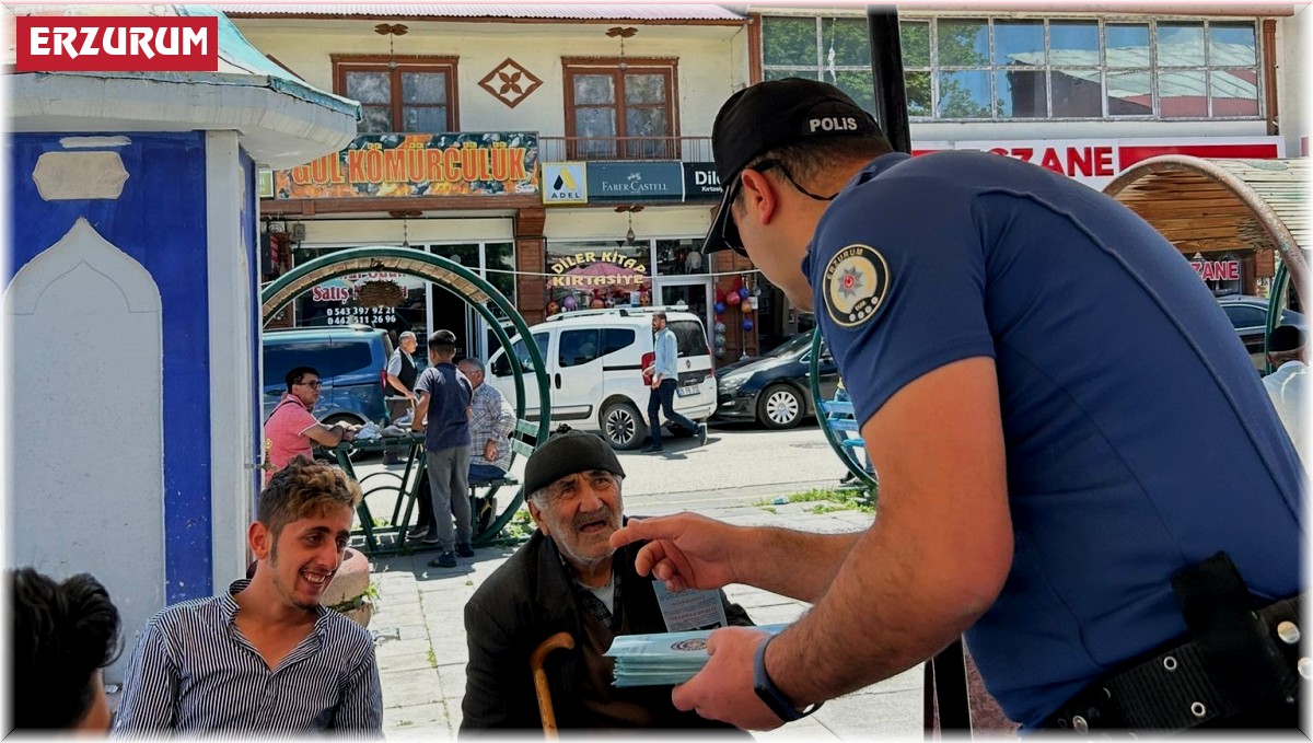Hınıs polisinden vatandaşa broşürlü uyarı