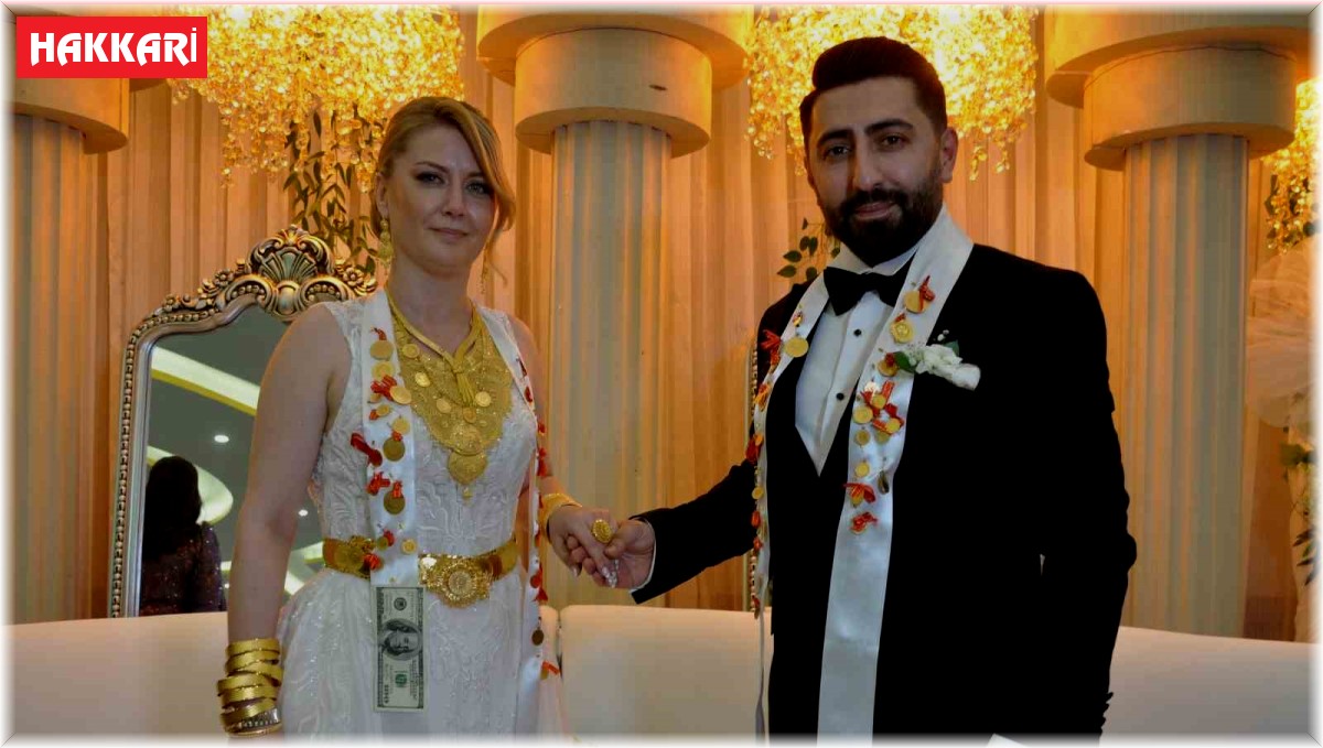 Hırvatistan'dan Yüksekova'ya gelin