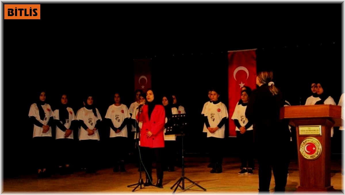 Hizan'da '12 Mart İstiklal Marşı'nın Kabulü ve Mehmet Akif Ersoy'u Anma Günü' programı