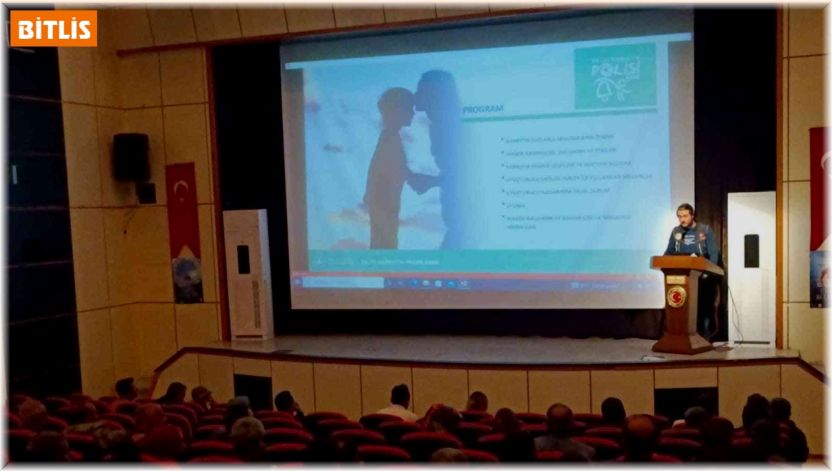 Hizan'da "En İyi Narkotik Polisi: Anne" eğitim semineri verildi