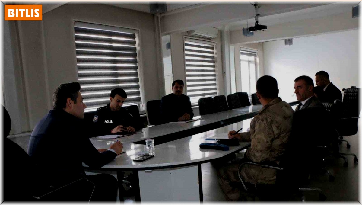 Hizan'da güvenlik tedbirleri toplantısı