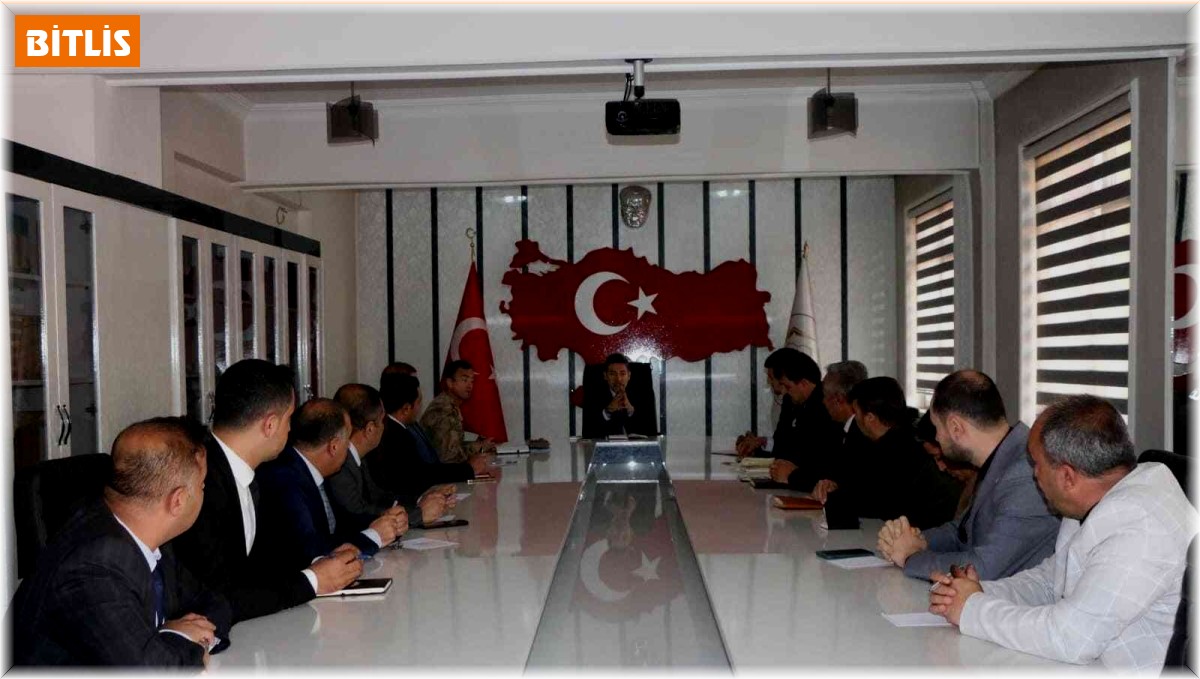 Hizan'da istişare ve değerlendirme toplantısı