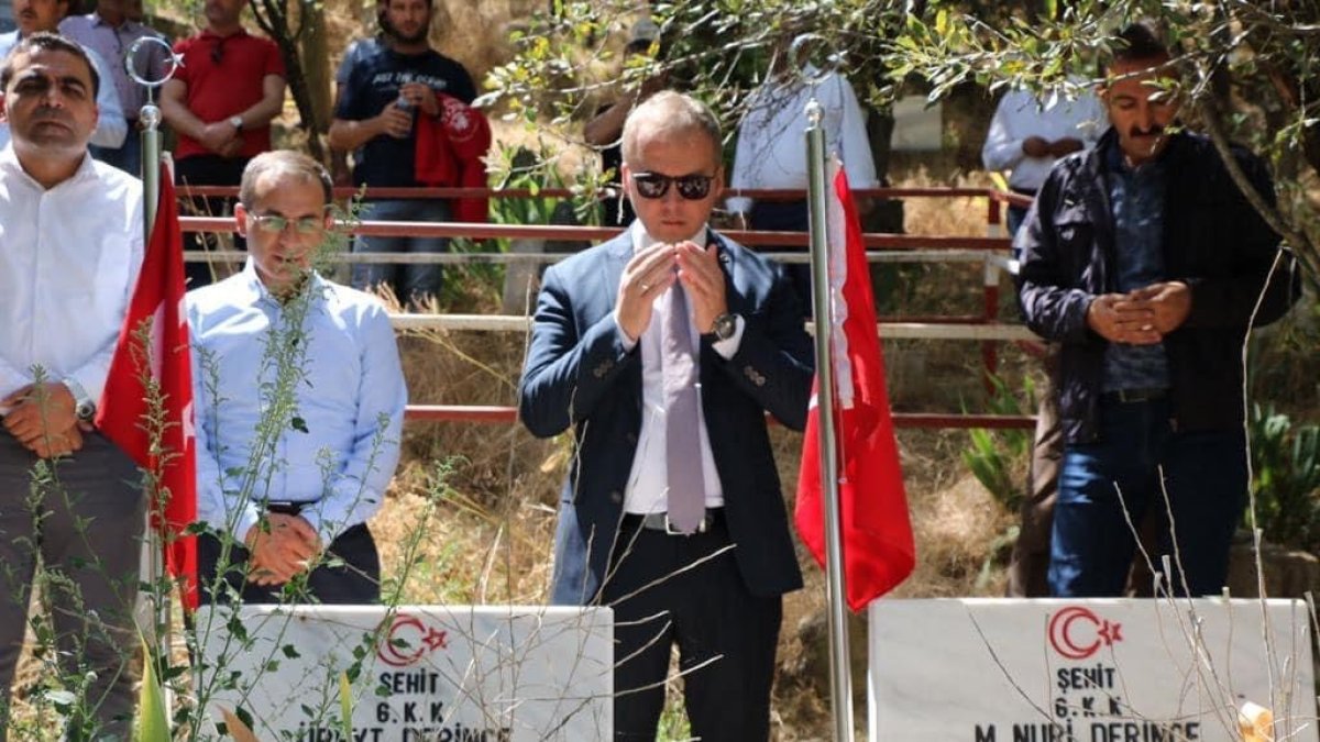 Hizan'da şehitlik ziyareti