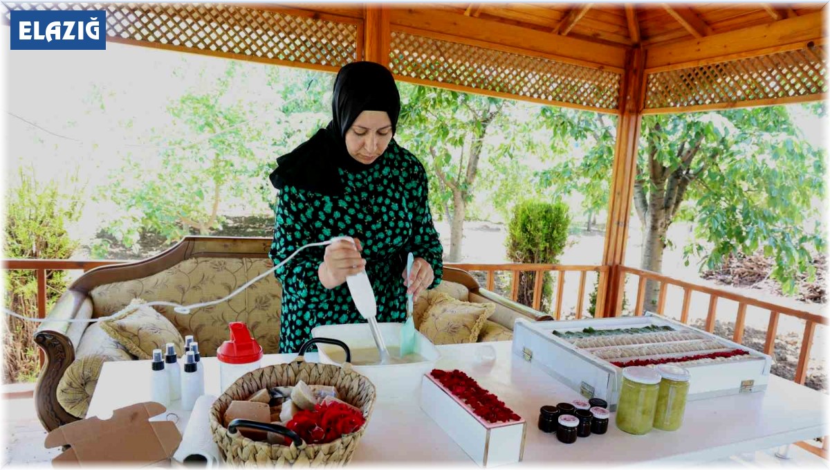 Hobi olarak başladı şimdi 45 çeşit sabun üretiyor