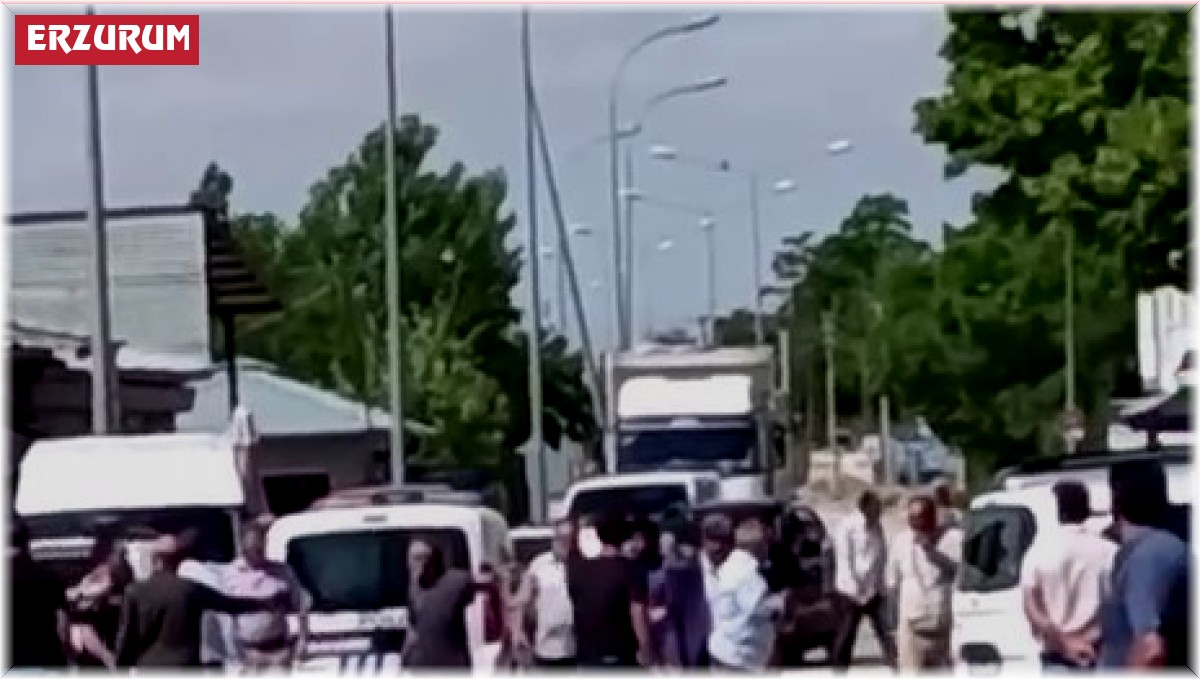 Horasan'da iki aile arasında silahlı kavga: 3 yaralı