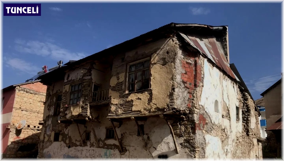 Hozat'taki tarihi evlerin tescili için başvuru yapılacak