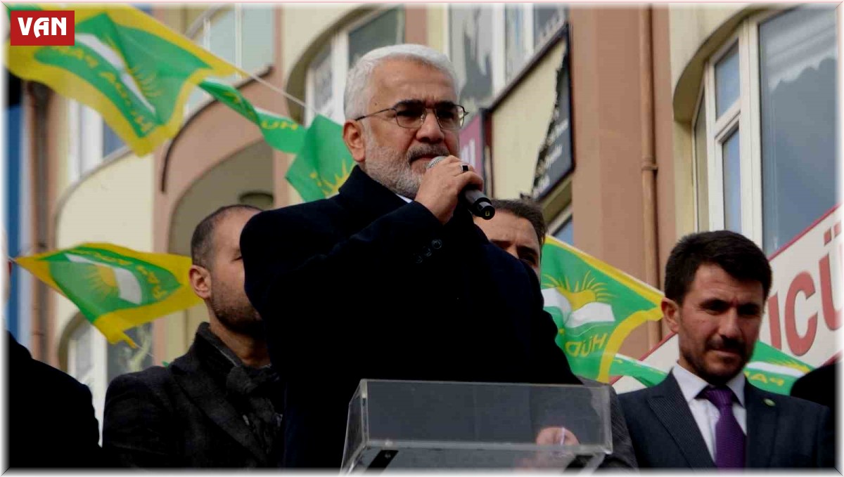 HÜDA PAR Genel Başkanı Yapıcıoğlu: "Belediyelerimizin kaynaklarını halkımızın hizmeti için ayıracağız"